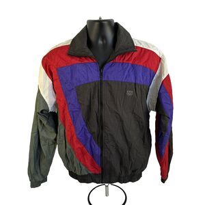 Vintage JCPenney USA Olympics Full Zip Windbreaker Jacket Size Small